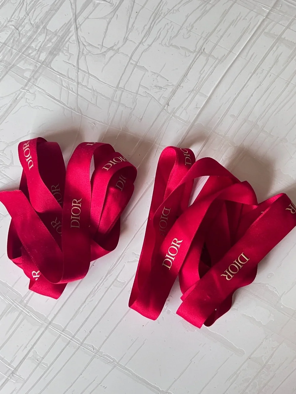 2Pc Dior Satin Ribbon set - Picture 3 of 6
